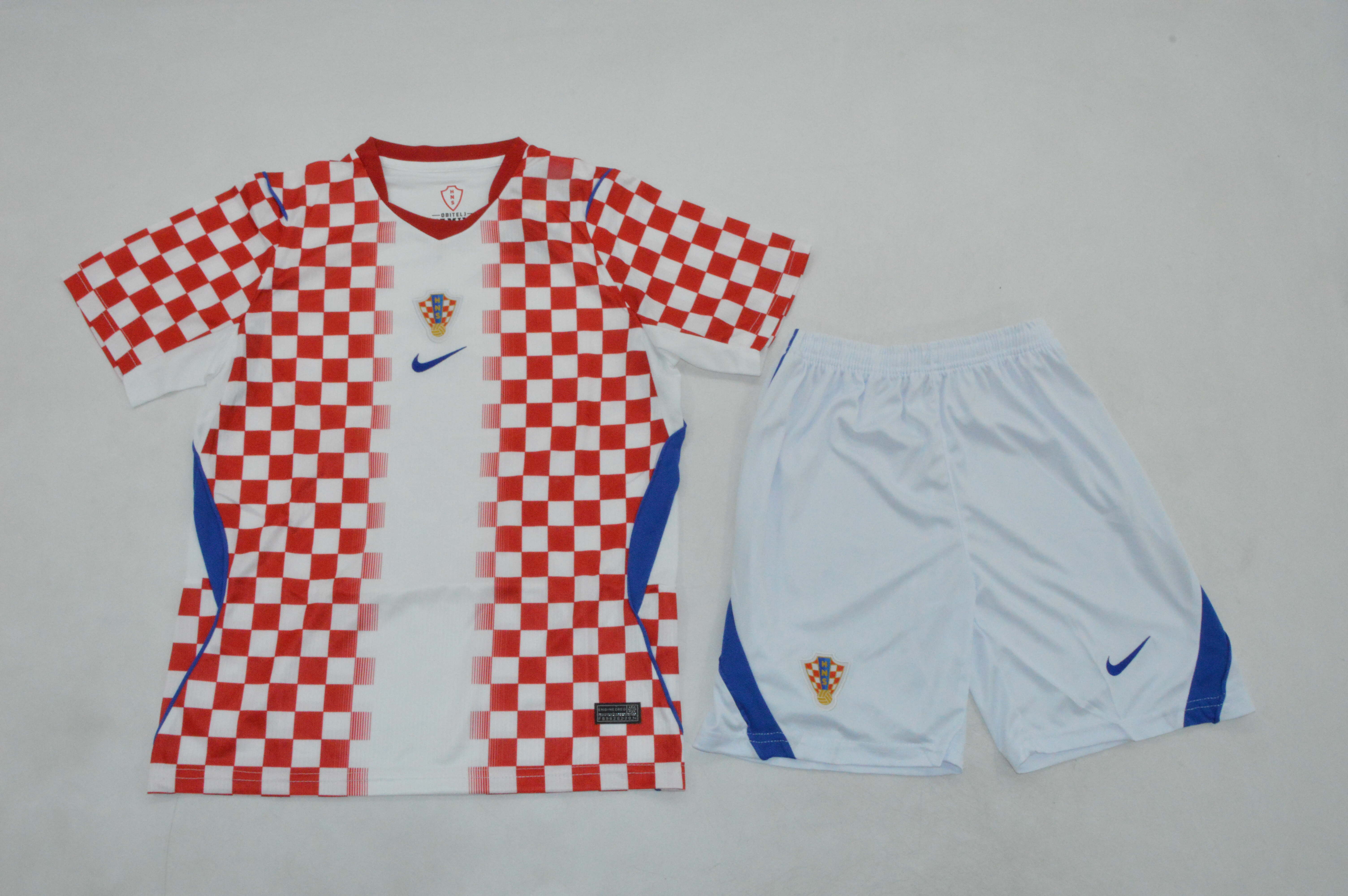 Kids-Croatia 2026 World Cup Home Soccer Jersey